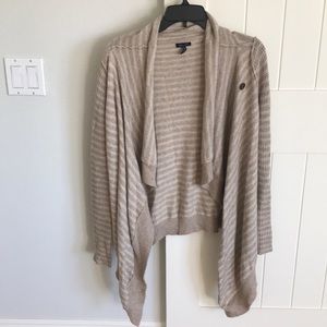 Beige stripe splendid cardigan.